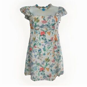 Wild Fable New w/ Tags, Size XS Romantic Botanical Floral Ruffle Strap Dress